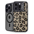Leopard Print iPhone 15 Pro Max Kickstand Case